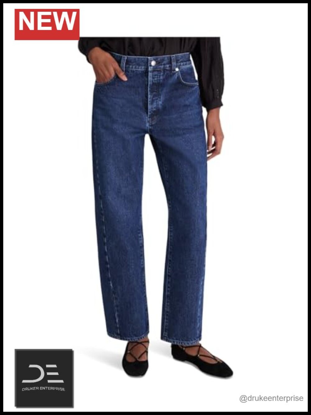 Madewell Pieced Barrel Jeans High Rise Wide Leg 100% Cotton